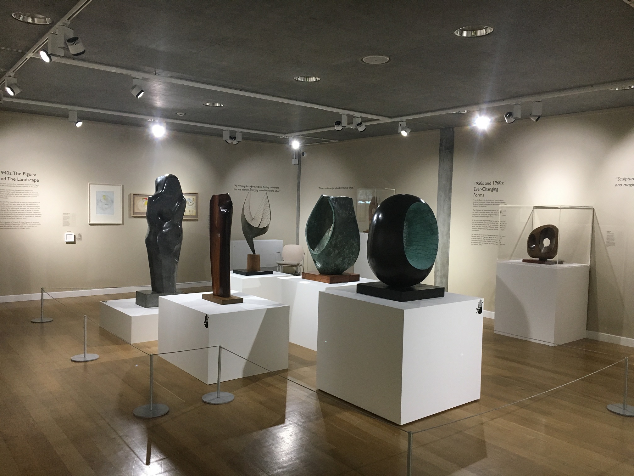 Gallery display plinths for Barabaa Hepworth Museum Exhibition