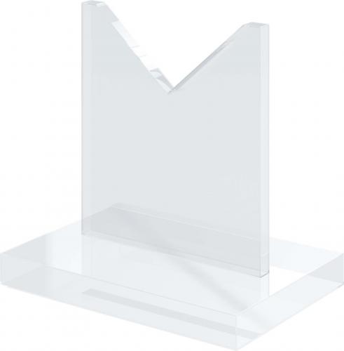 90 x 65 x 50mm (base 3.5” x 2.5”, height 2”) price per stand