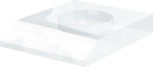 Bevelled front 125 x 100 x 20 / 60 dia